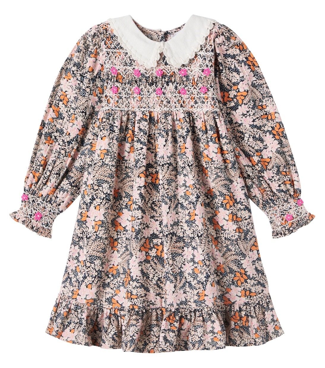 

Платье из хлопка с вышивкой Elora Bebe Organic, Fall Blooms