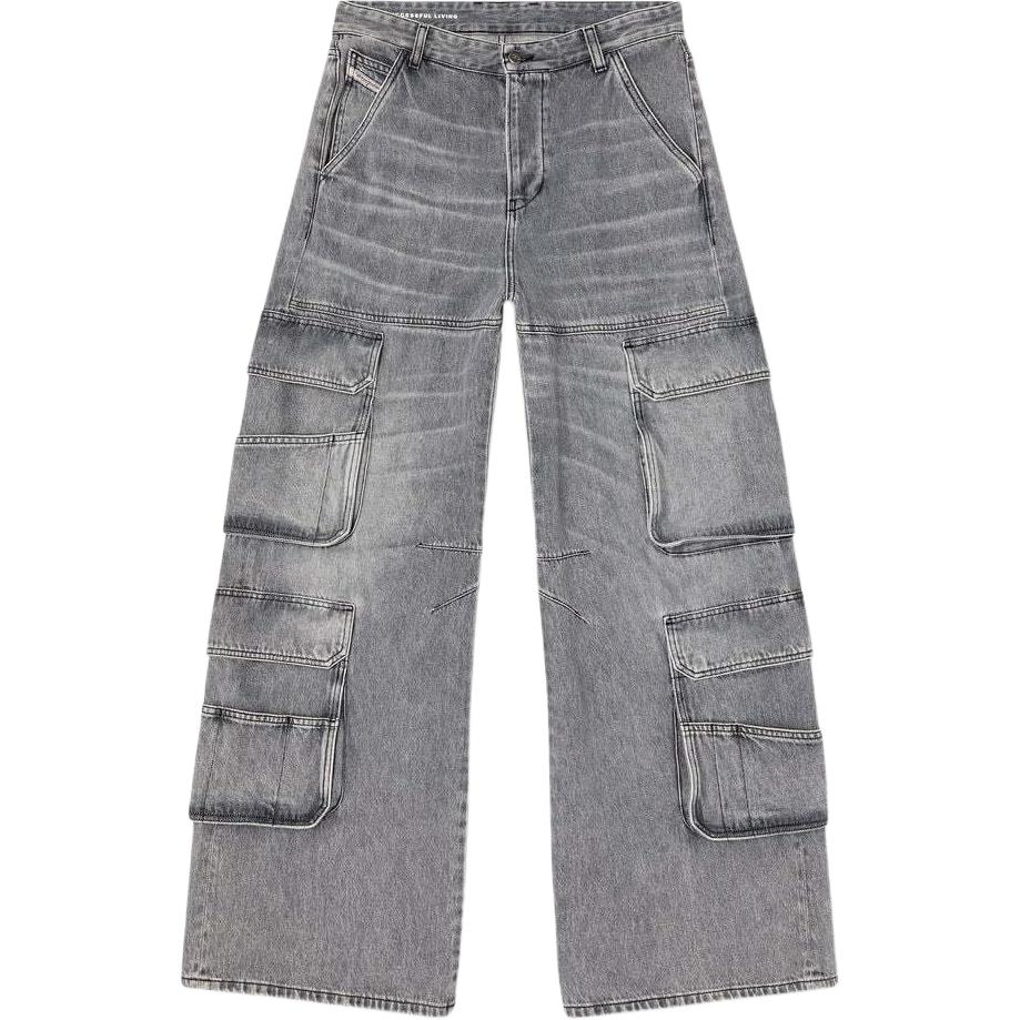 

Расслабленные джинсы 1996 d sire DIESEL, светло-серый