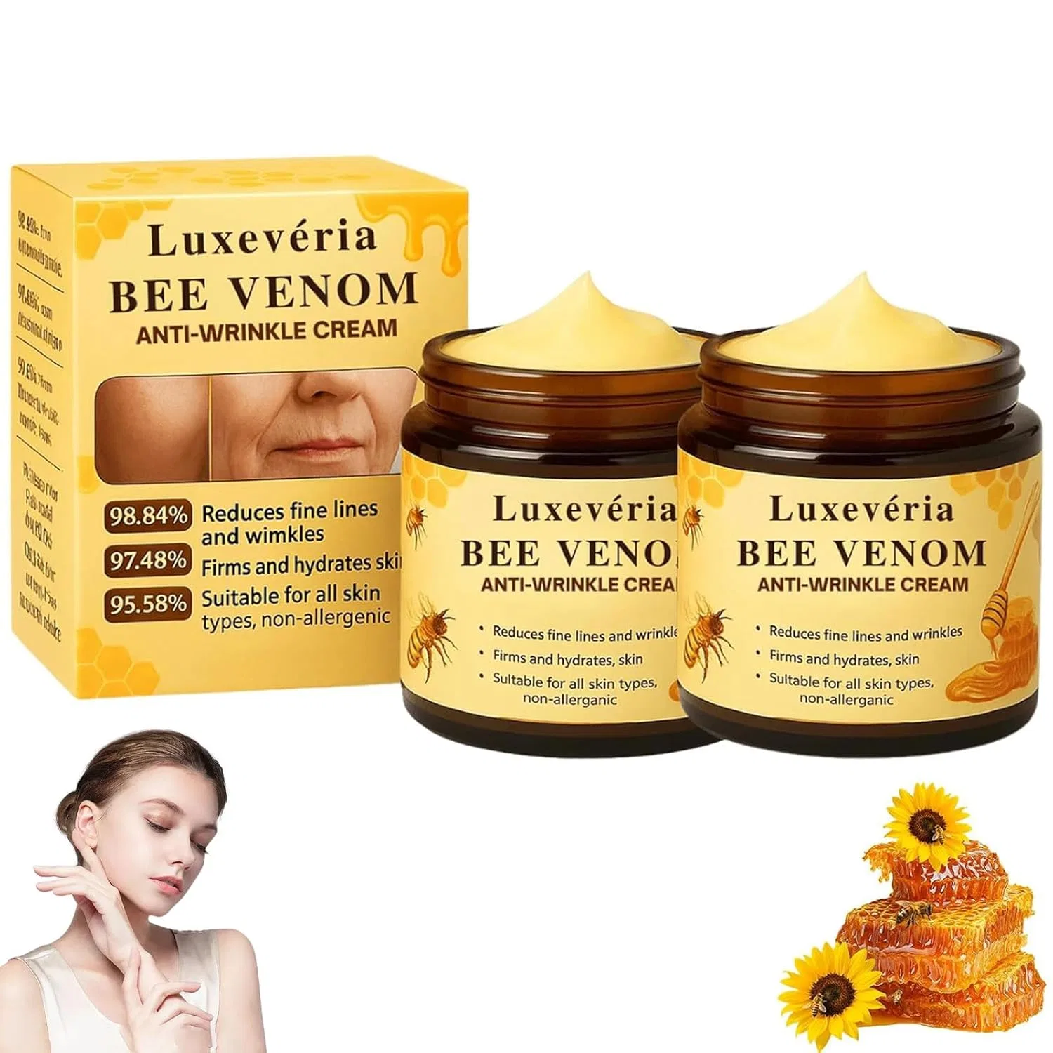 Эссенция Ditu — Антивозрастной с пчелиным ядом «Luxeveria» (2 упаковки) , 2 Boxes