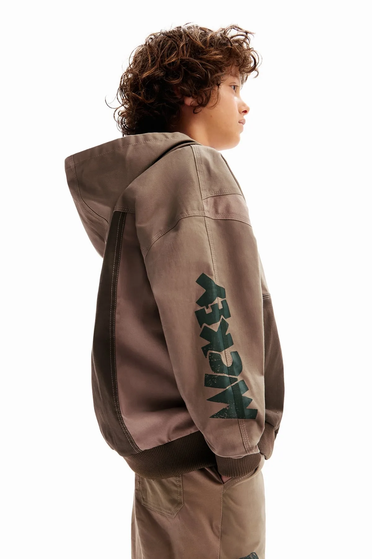 Лоскутная куртка Микки Мауса Desigual, Green/4092