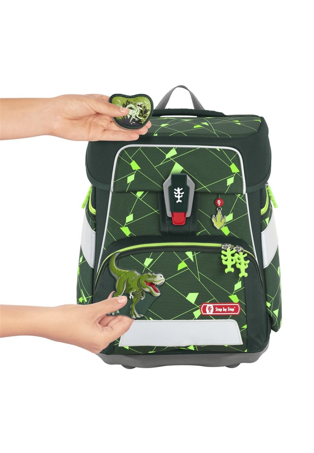 

Набор школьных сумок SPACE-SET 5TLG Step by Step, цвет dino night tyro