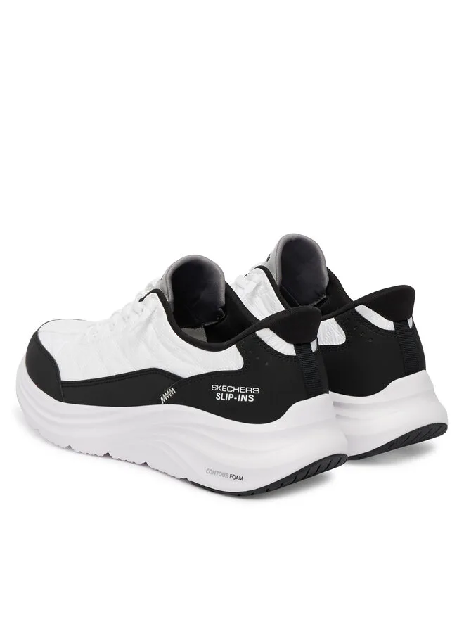 Skechers Кроссовки-слипоны Contour Foam - Cozy Fit Golden Hour 232619/WBK White — фото 3
