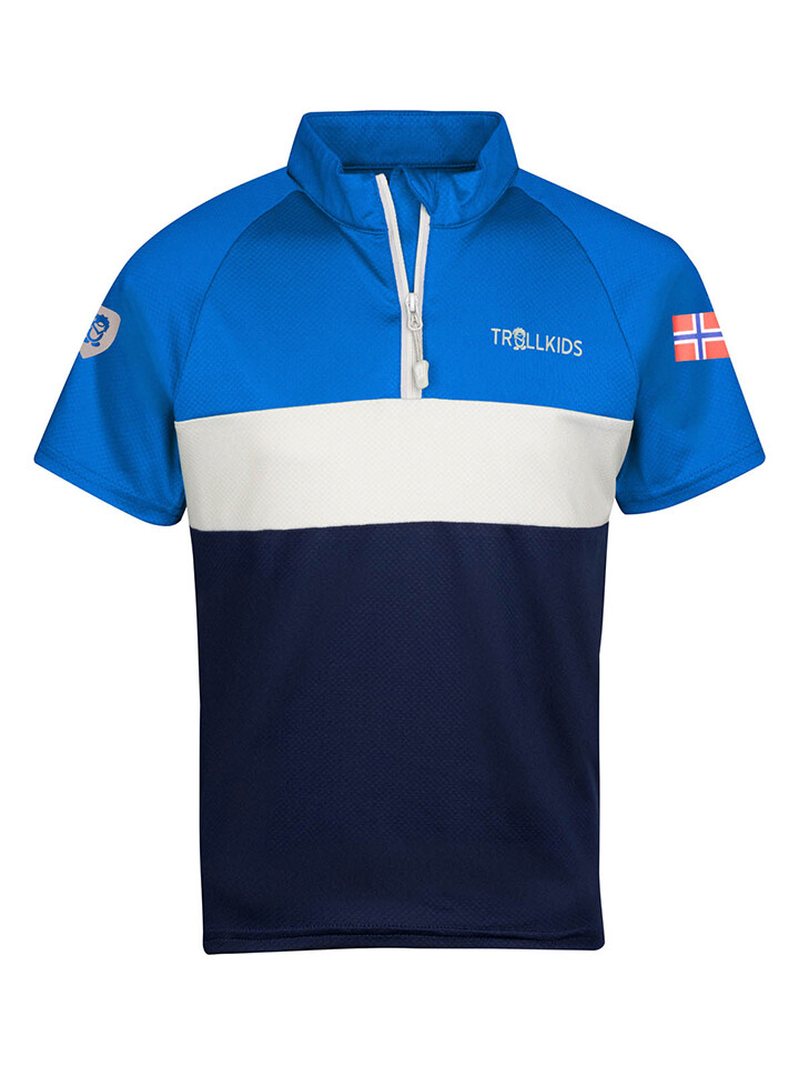 

Спортивная футболка Trollkids Fahrradshirt Trondheim, синий