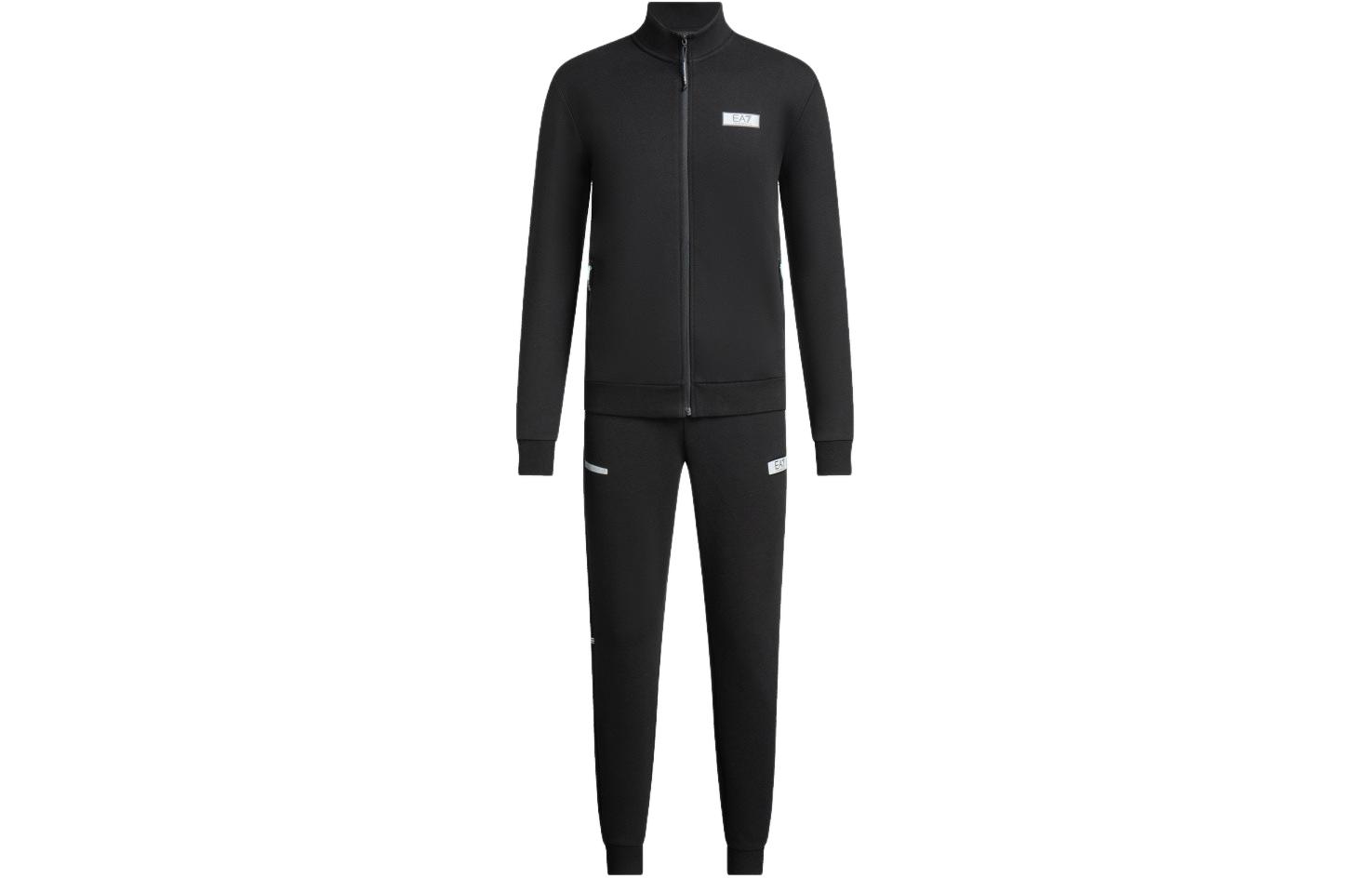 

EMPORIO ARMANI EA7 SS24 Повседневная спортивная мужская черная одежда