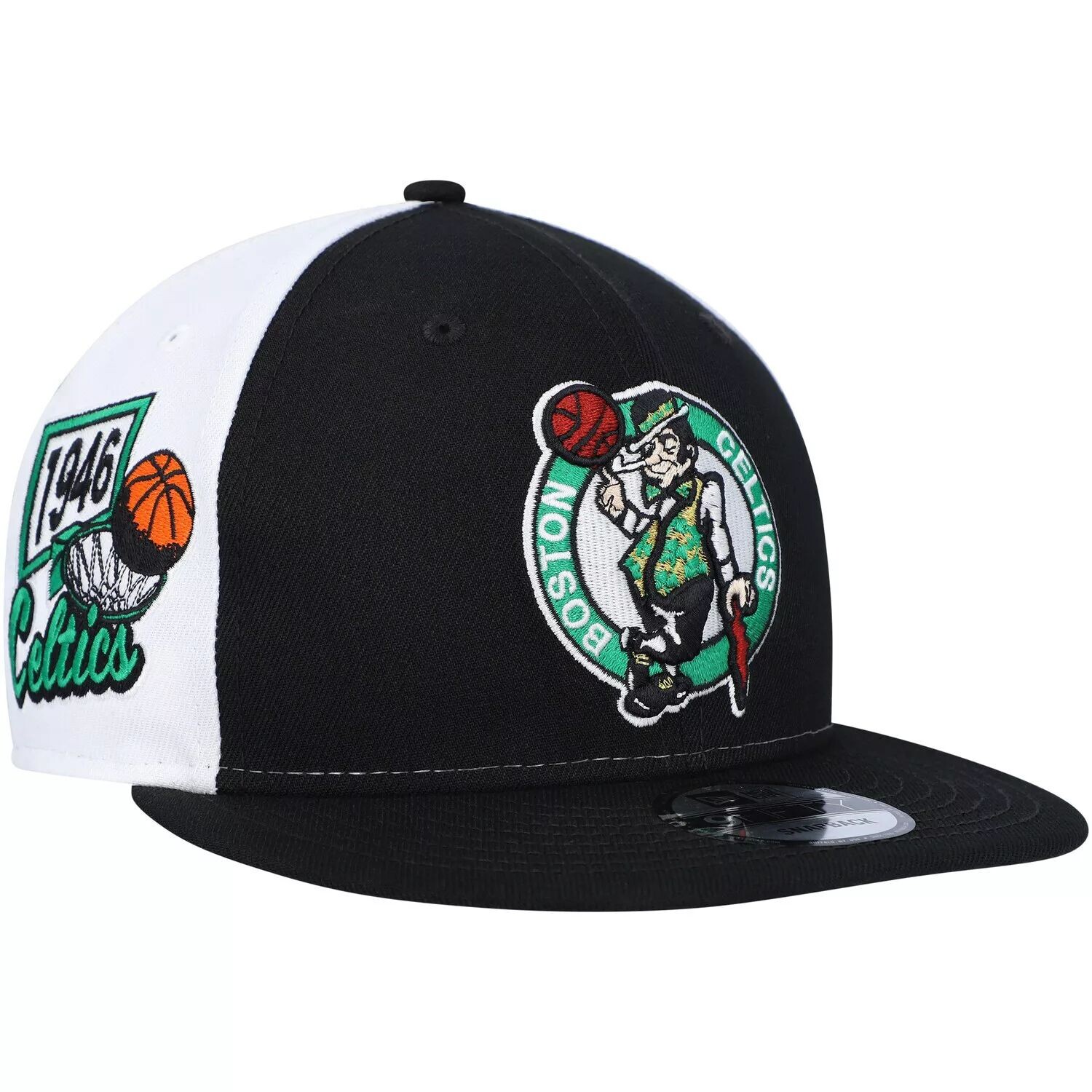 

Мужская черная кепка New Era Boston Celtics Pop Panels 9FIFTY Snapback