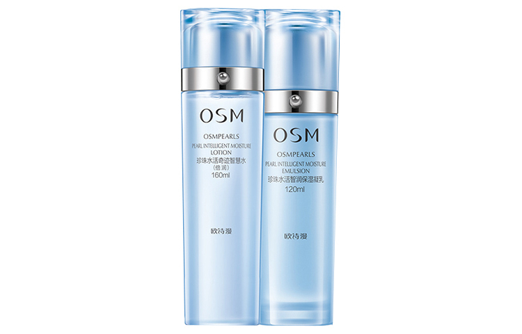 Набор для ухода за кожей Pearl Water Vitality Wisdom Collection из 4 предметов: осветление, увлажнение и контроль жирности OSM — фото 2