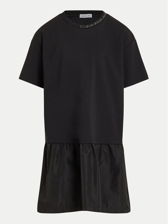 

Повседневное платье regular fit Mix Media Intrasia IG0IG02576 D Calvin Klein Jeans, черный