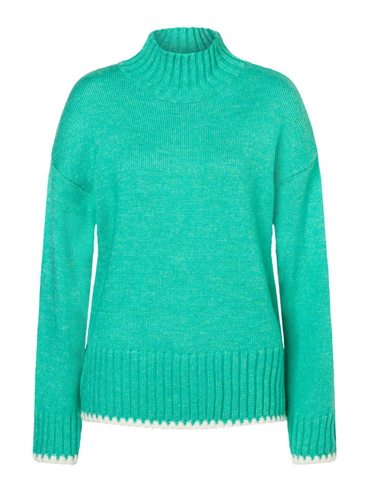 

Мягкий вязаный свитер мятно-зеленого цвета More & More