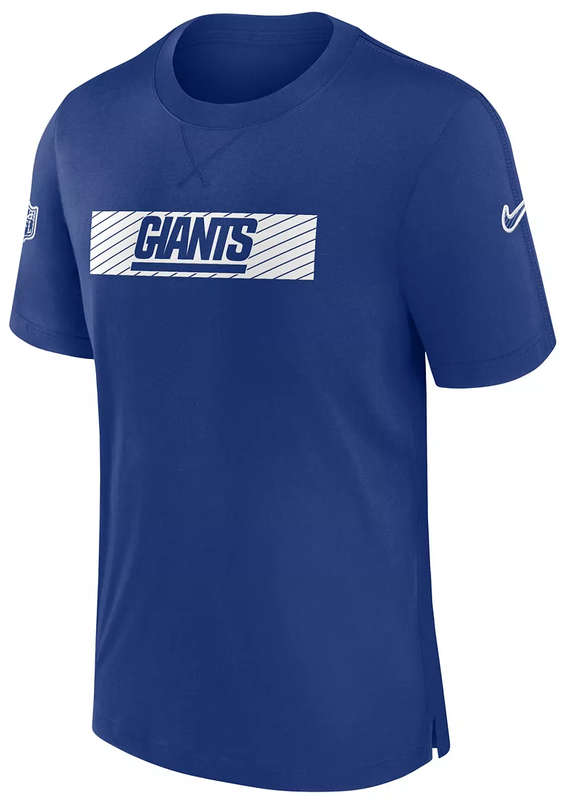 

Мужская синяя футболка с длинным рукавом Nike New York Giants Sideline Player Rush