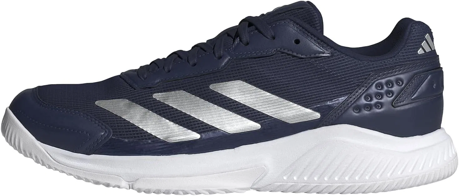 Мужские кроссовки для падела Adidas Courtquick, Dark Blue Silver Met Ftwr White