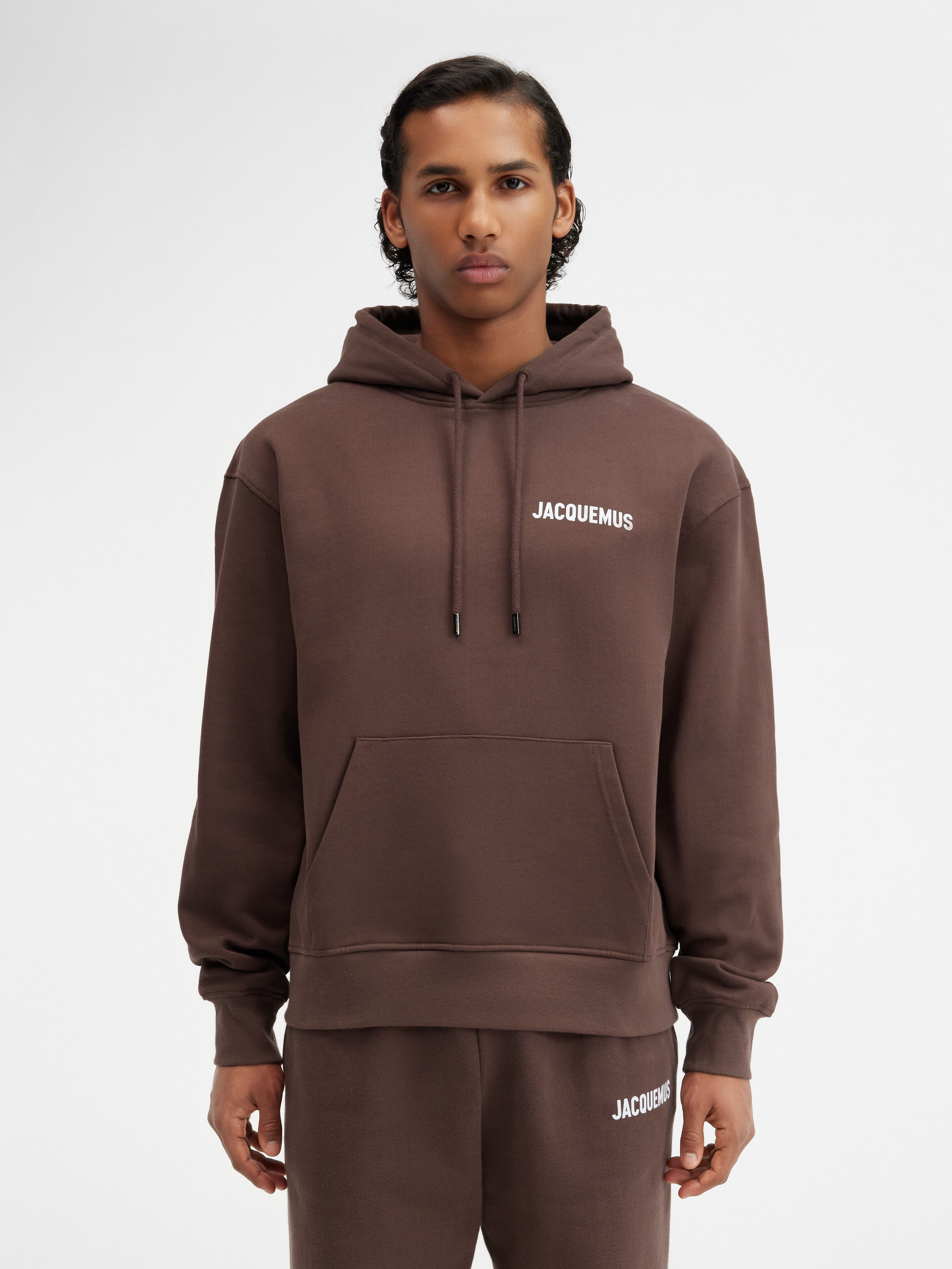 

Толстовка с капюшоном JACQUEMUS The Jacquemus sweatshirt, коричневый