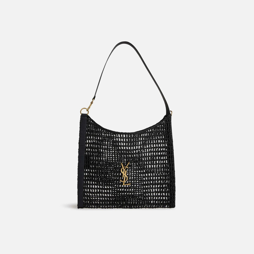

Сумка Saint Laurent YSL Cesto Fludio Raffia Tote, цвет Nero