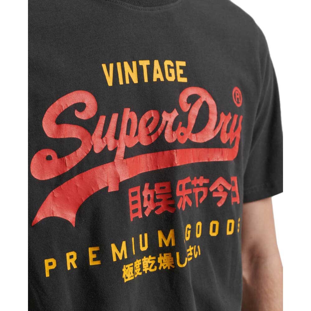 Футболка Superdry Classic Vintage Logo Heritage, серый — фото 2