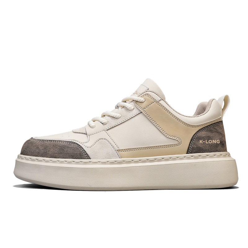 

KANGLONG Мужские скейтерские кроссовки Oats Brown, цвет Oats Brown[Leather Shoe Size: Size 40 in This Model = Athletic Shoes 41]