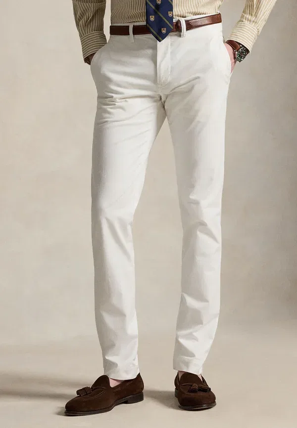 Брюки чинос Bedford stretch slim fit Polo Ralph Lauren, белый