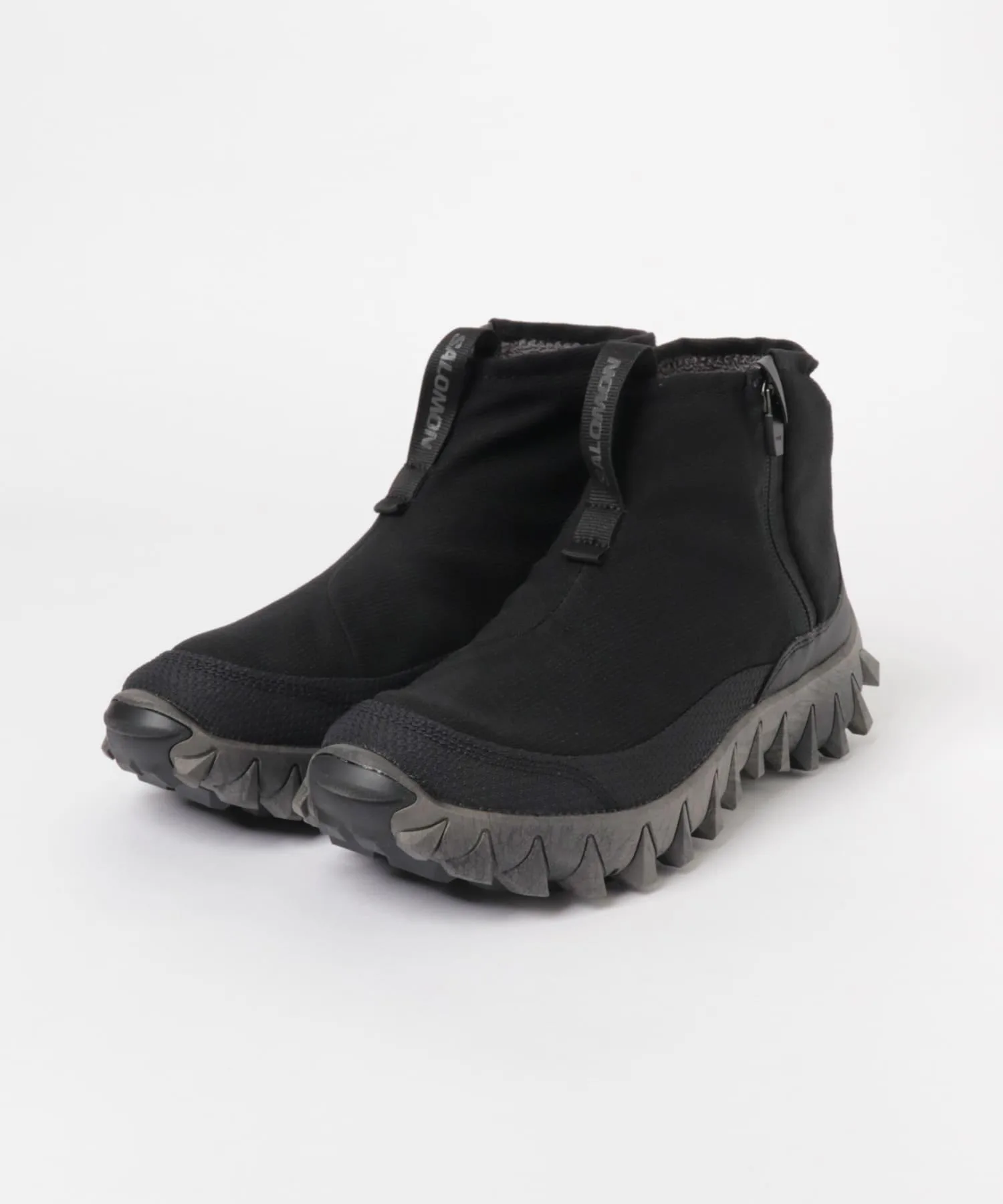 Мужские зимние ботинки мид-кросс SNOWCLOG MID SALOMON черные — фото 2