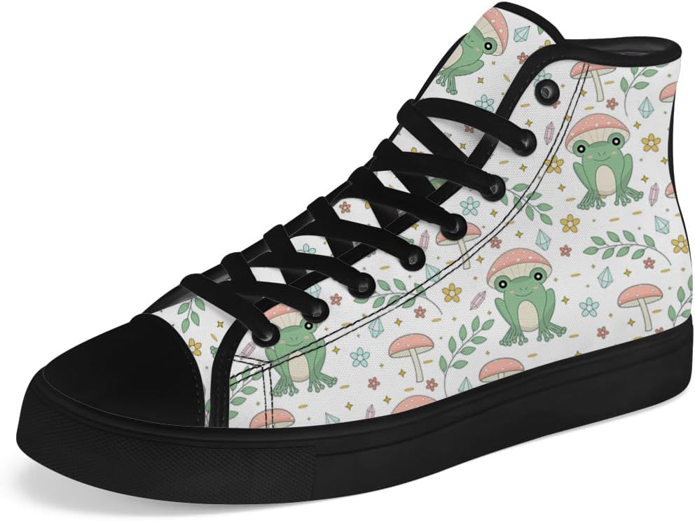 

Мужские и женские высокие кеды на шнуровке chebing с лягушкой, повседневные кроссовки на высокой подошве, белый/зеленый