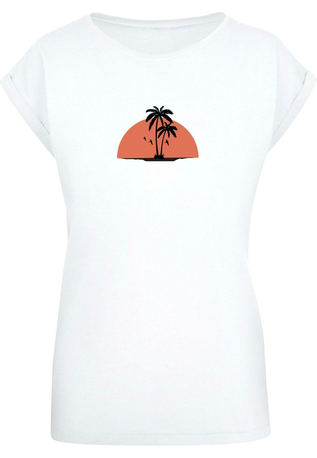 

Футболка с принтом BEACH T-SHIRT Merchcode, белый