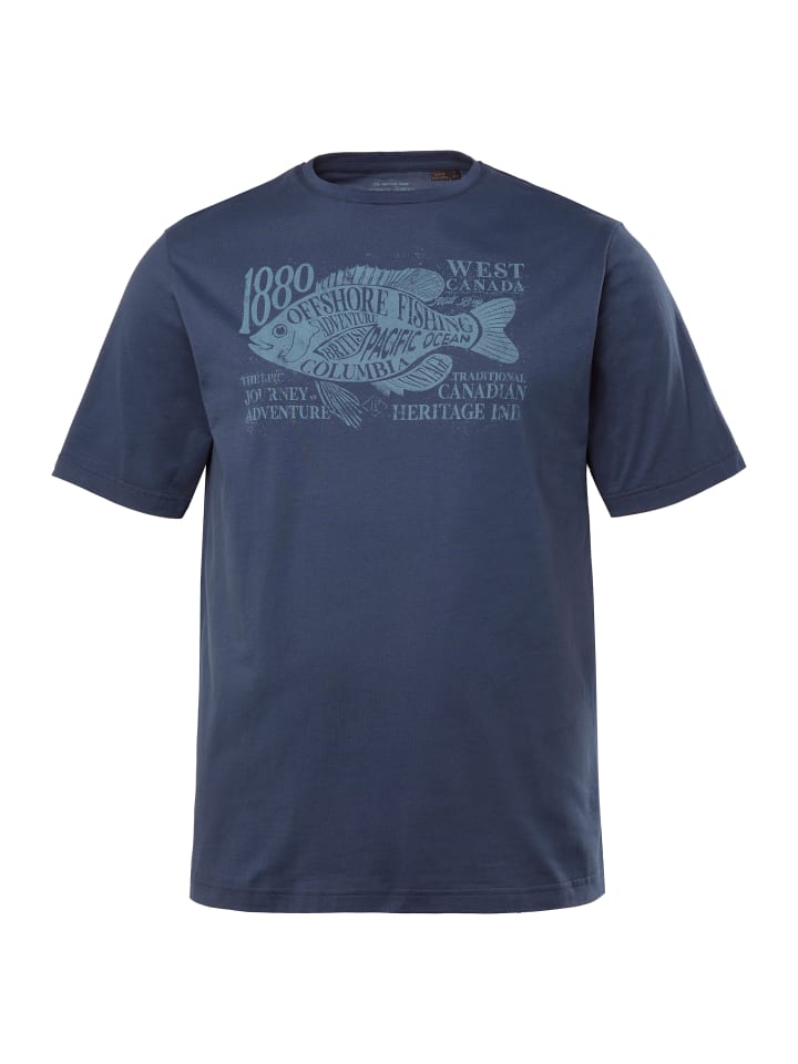 

Футболка JP1880, цвет stahlblau
