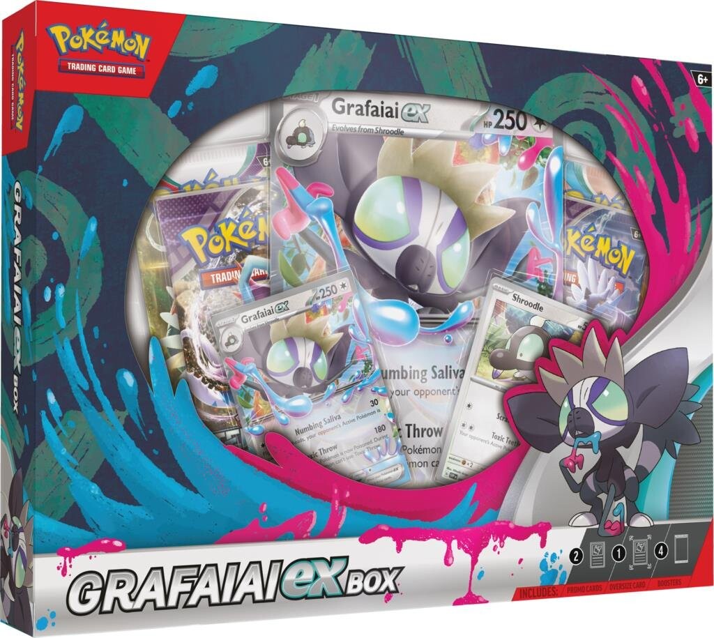 

ККИ Покемон, Карты, Коробка Grafaiai Ex Box Pokemon