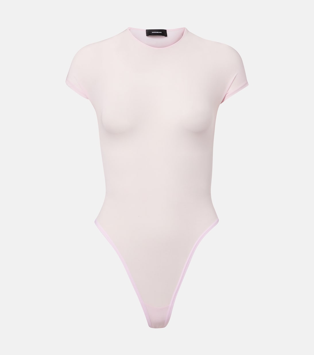 

Полупрозрачный технический боди Wardrobe.NYC, Blush