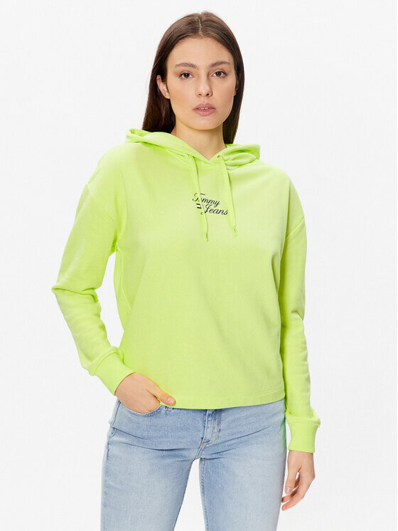 

Толстовка свободного кроя Tommy Jeans, зеленый