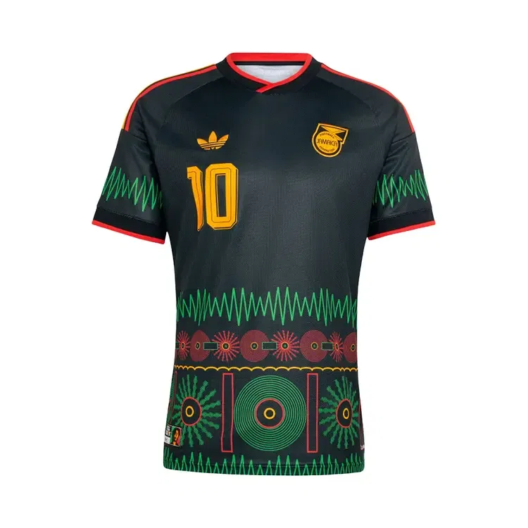 Футболка джерси Adidas Jamaica 26 x Bob Marley Away, черный