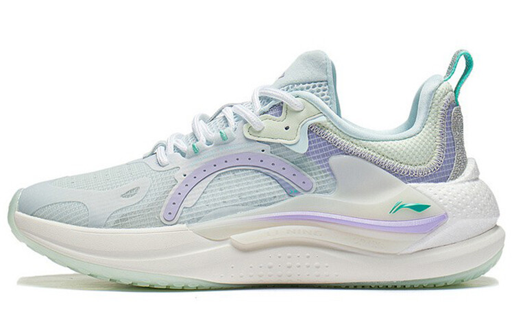 

LINING Spark Lifestyle Shoes Women's Low-top Phantom Blue/pale Emerald Green