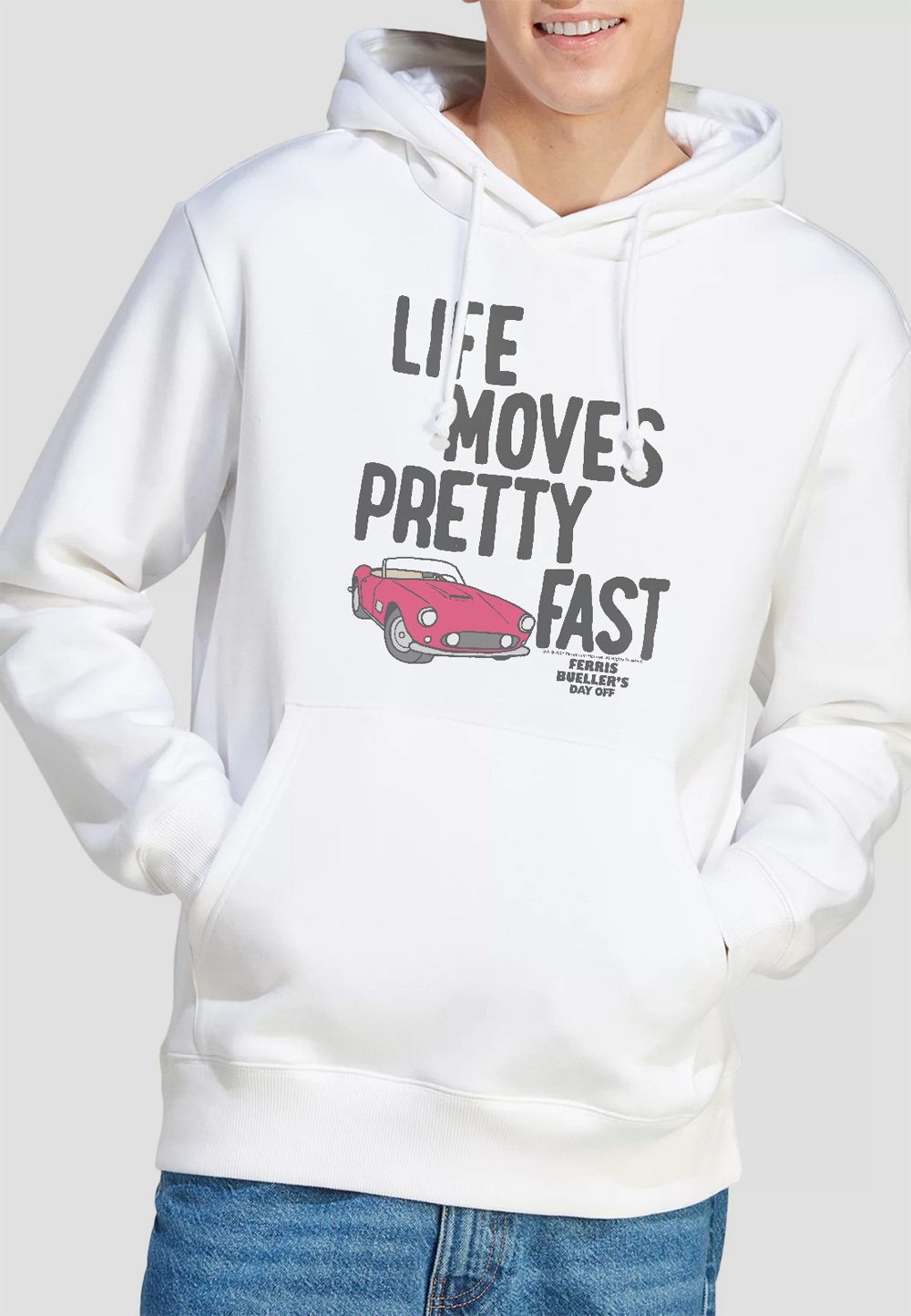 

Толстовка FERRIS BUELLER THE SLOW DOWN Cotton Soul, белый