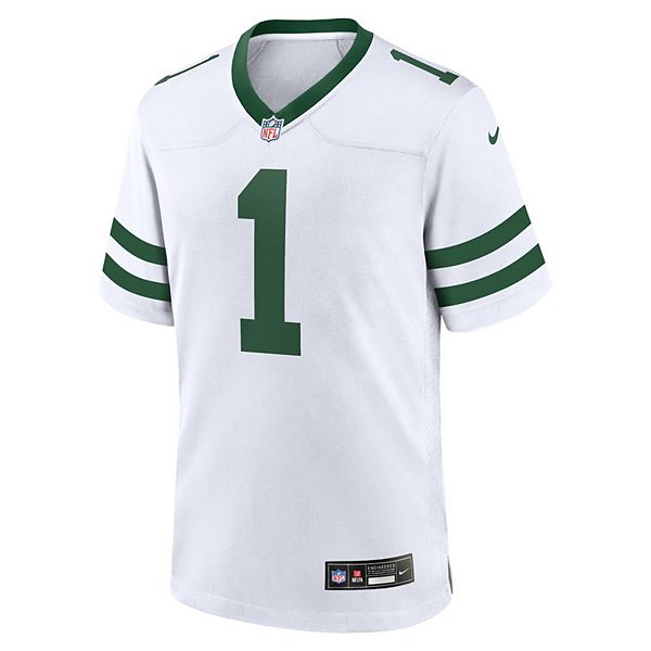 Мужская игровая футболка legacy white new york jets ahmad sauce gardner Nike — фото 3