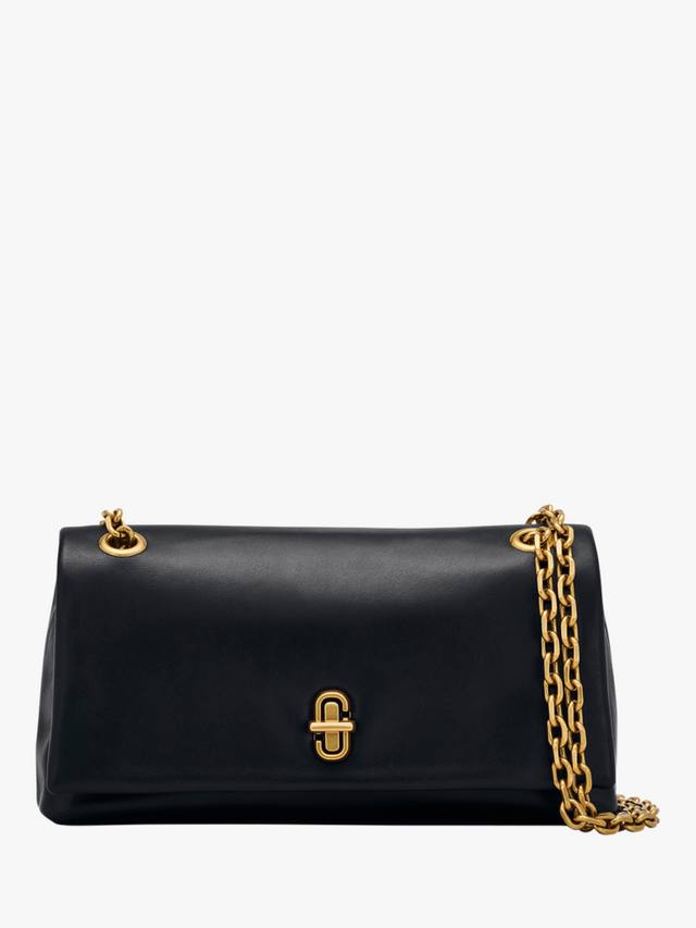 

Кожаная мини-сумка the dual chain Marc Jacobs, Black