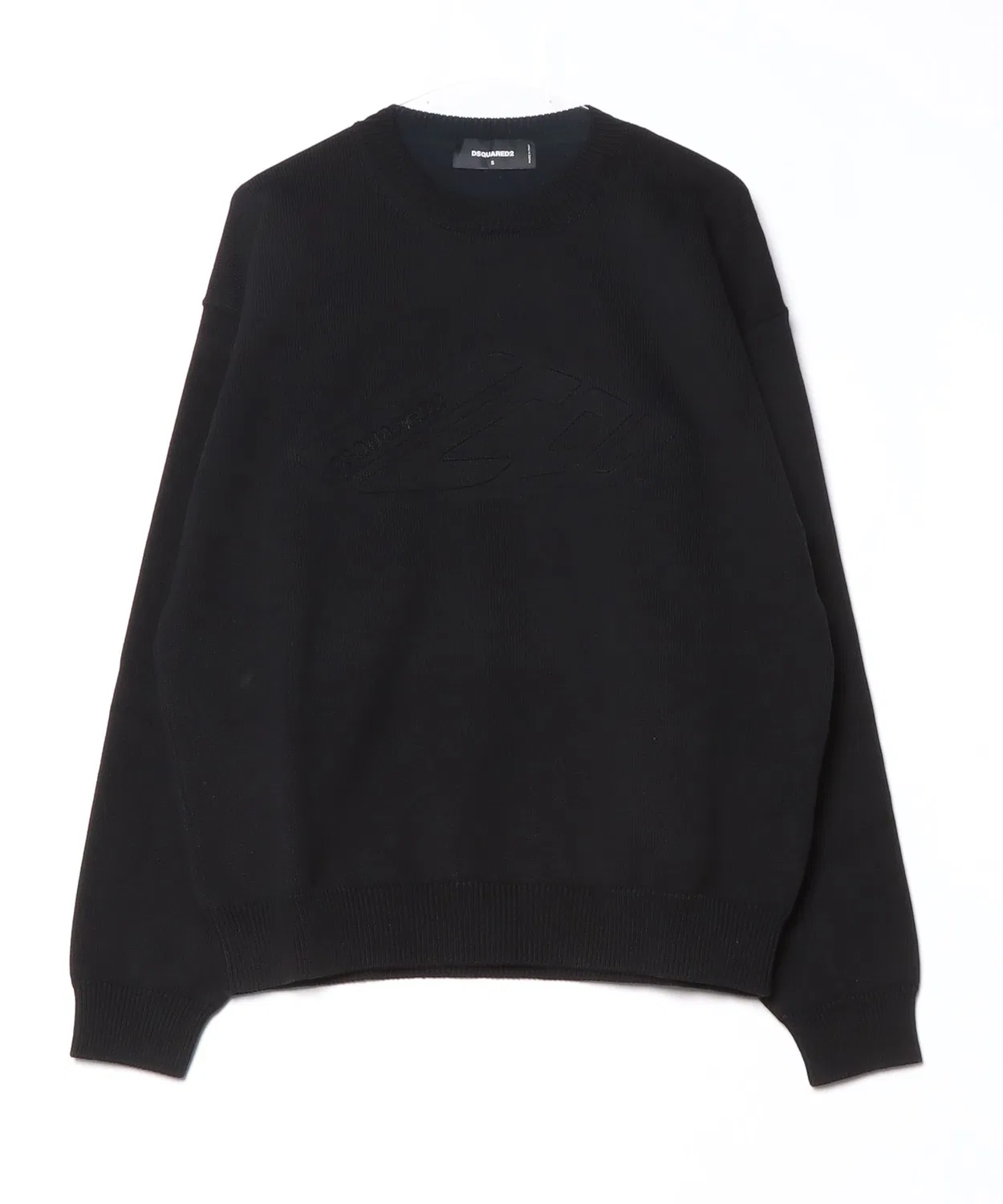 Свитшот с логотипом Icon Jumper Cotton Jersey, хлопок, чёрный