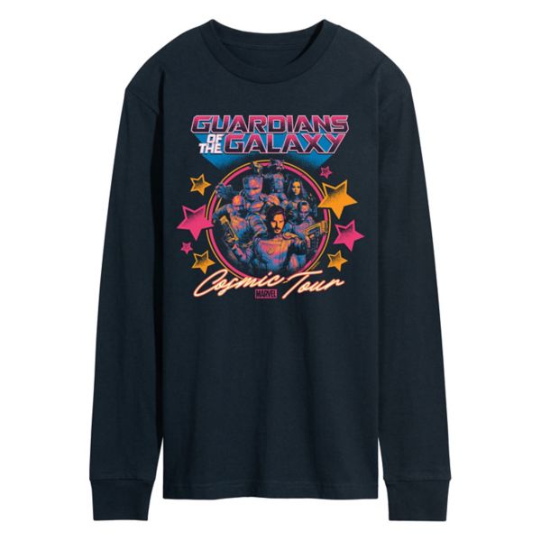 

Мужская футболка с длинным рукавом Guardians of the Galaxy Cosmic Tour Marvel, синий