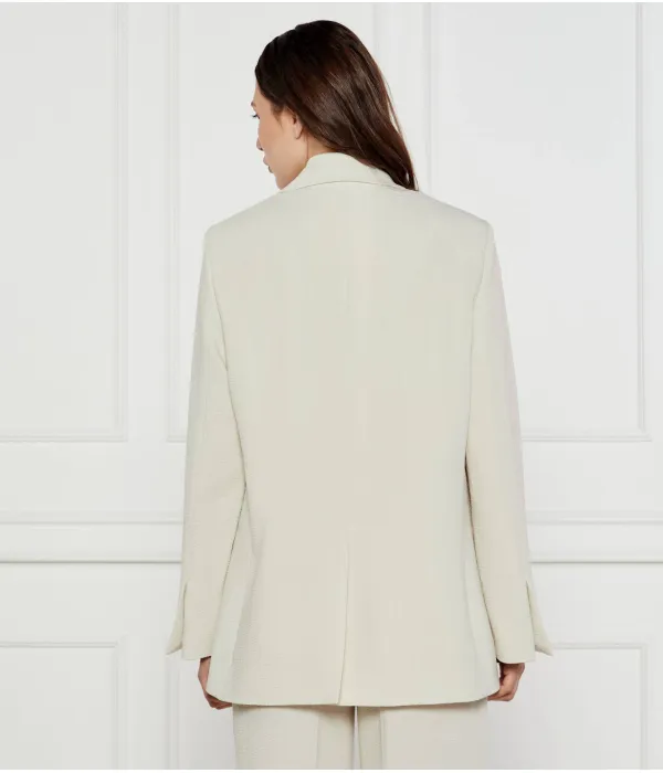 Элегантный жакет Relaxed fit Calvin Klein, бежевый — фото 3