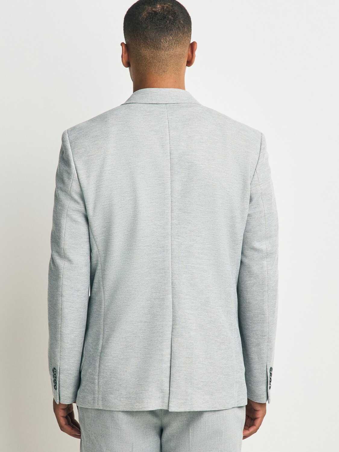 Next Серый пиджак Slim fit — фото 3
