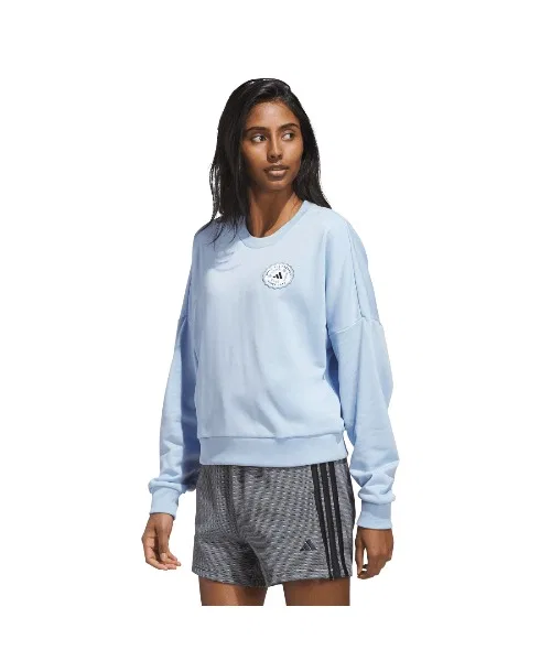 Толстовка adidas W FARMKT FT с круглым вырезом — фото 2