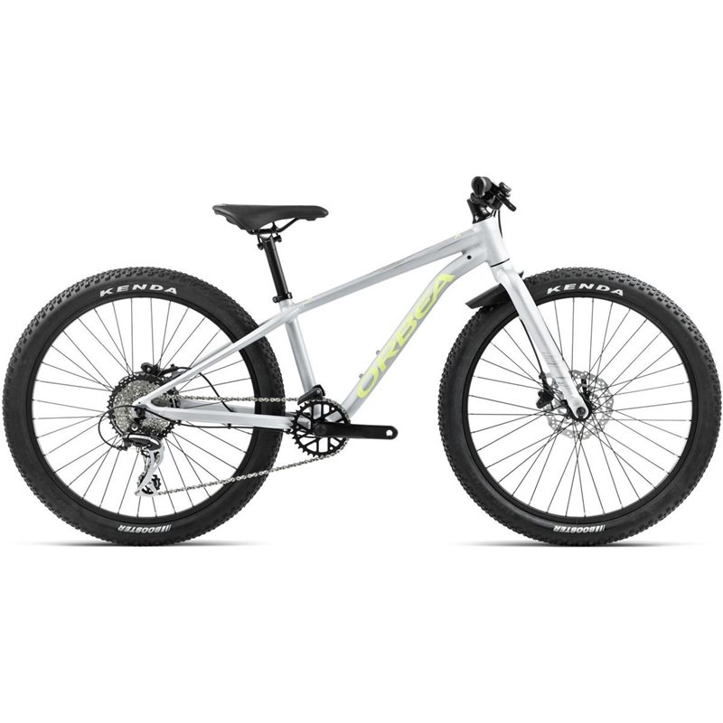 

Детский велосипед Orbea MX 24 TEAM Disc Halo, серебряный/лимонный