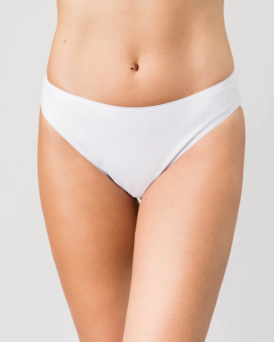 

Комплект из 2 трусиков бикини из органического хлопка Playtex, белый