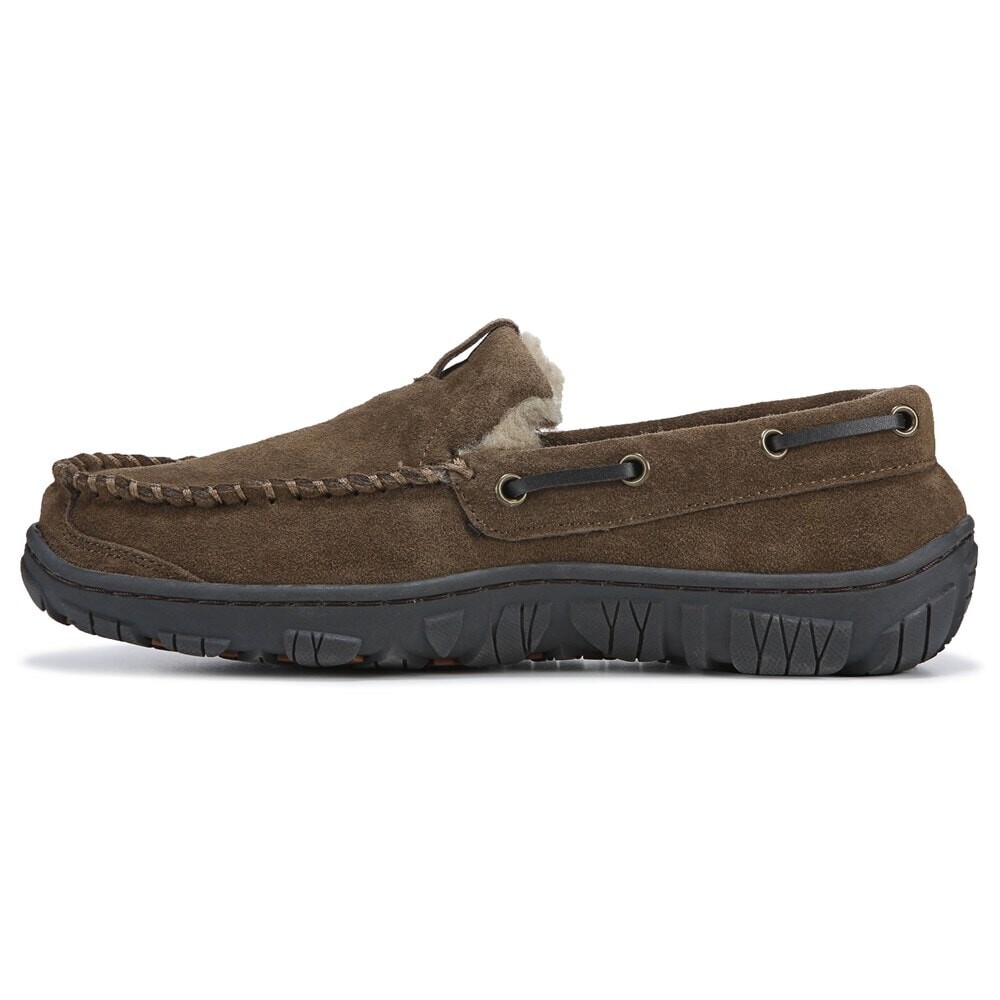 Мужские венецианские тапочки-мокасины Clarks, цвет sage — фото 3