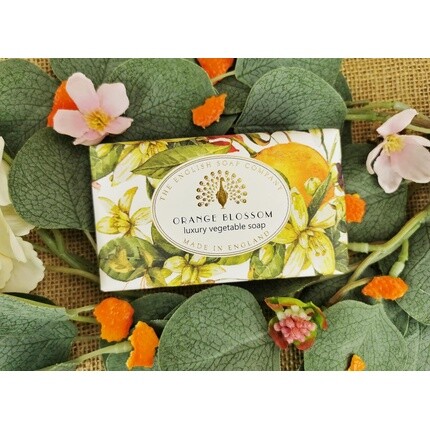 The English Soap Company Vintage мыло в упаковке, увлажняющее для лица и тела с апельсиновым маслом ши, 190 г — фото 2