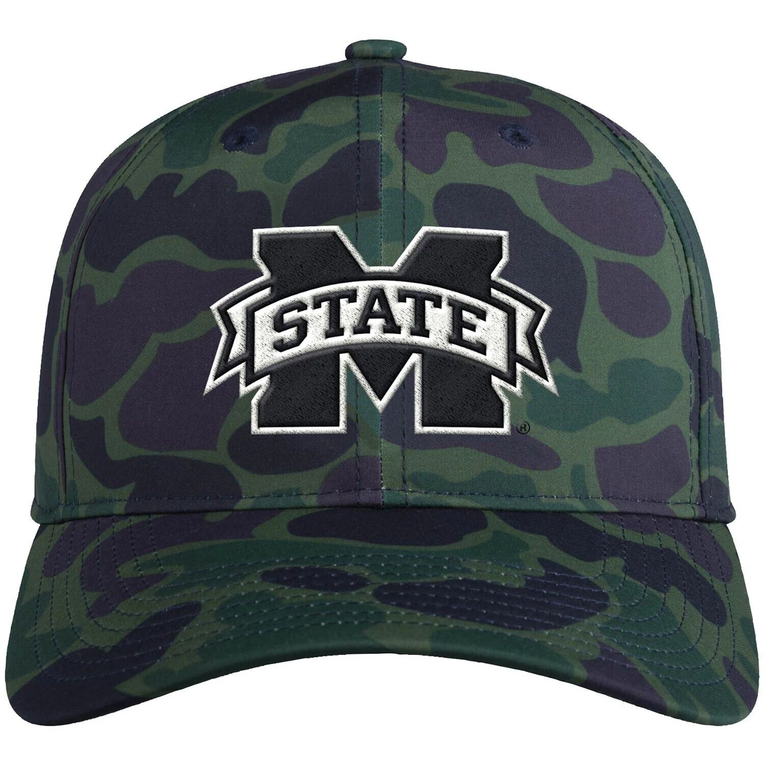 

Мужская регулируемая кепка adidas Camo Mississippi State Bulldogs Military Appreciation Slouch Primegreen