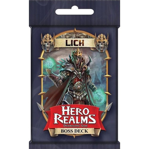 

Настольная игра Wise Wizard Games Hero Realms: The Lich Boss Deck