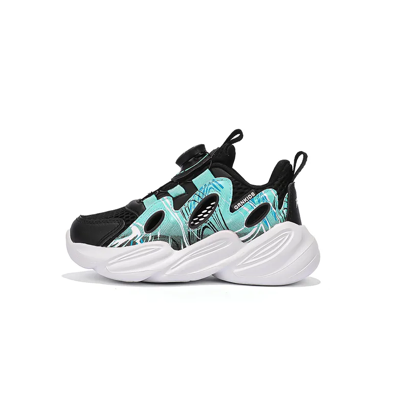 Детские кроссовки K bird mesh low top для бега K-bird, белый и черный Moon — фото 3