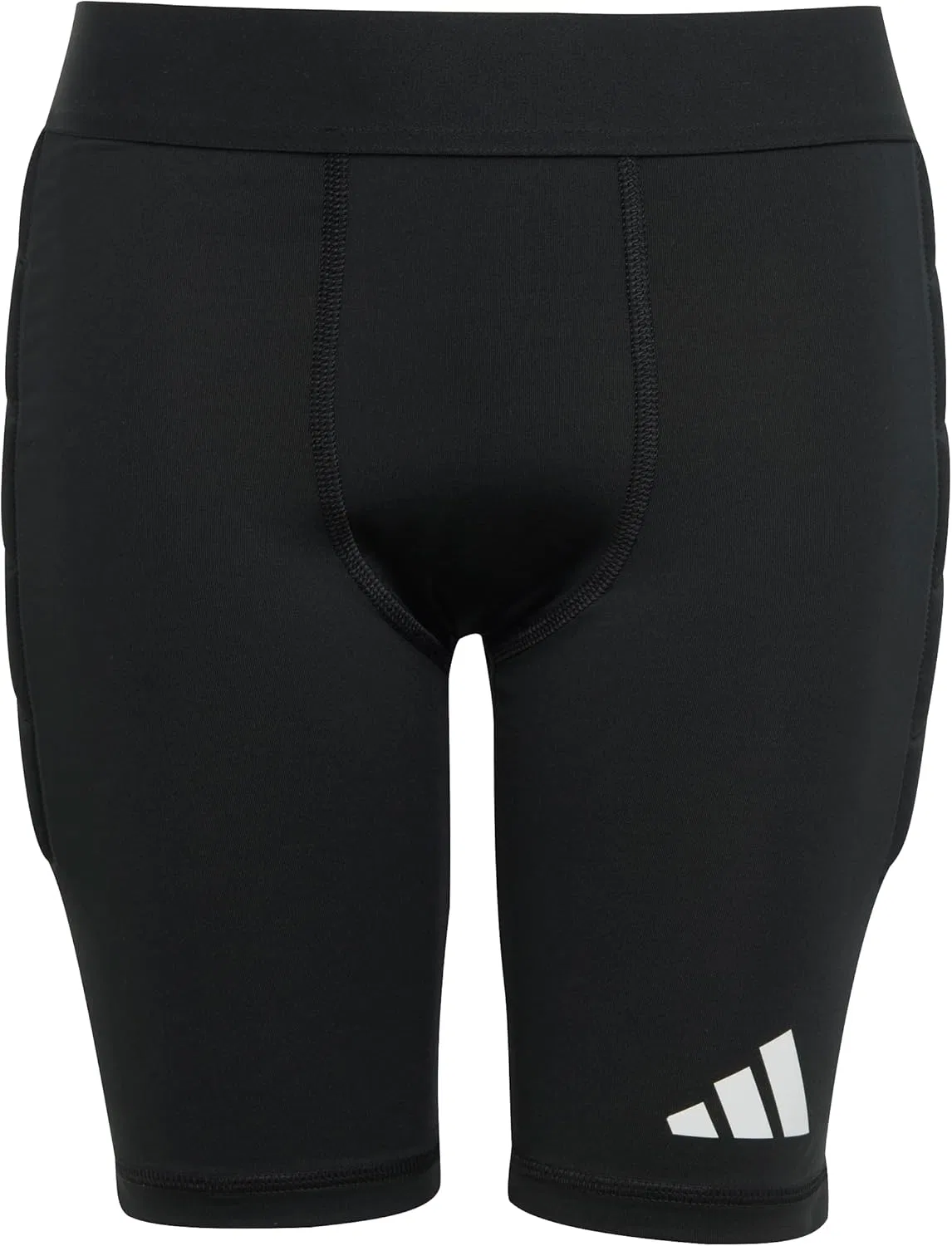 Детские вратарские шорты Adidas Squadra 25 с подкладкой, черно-белый