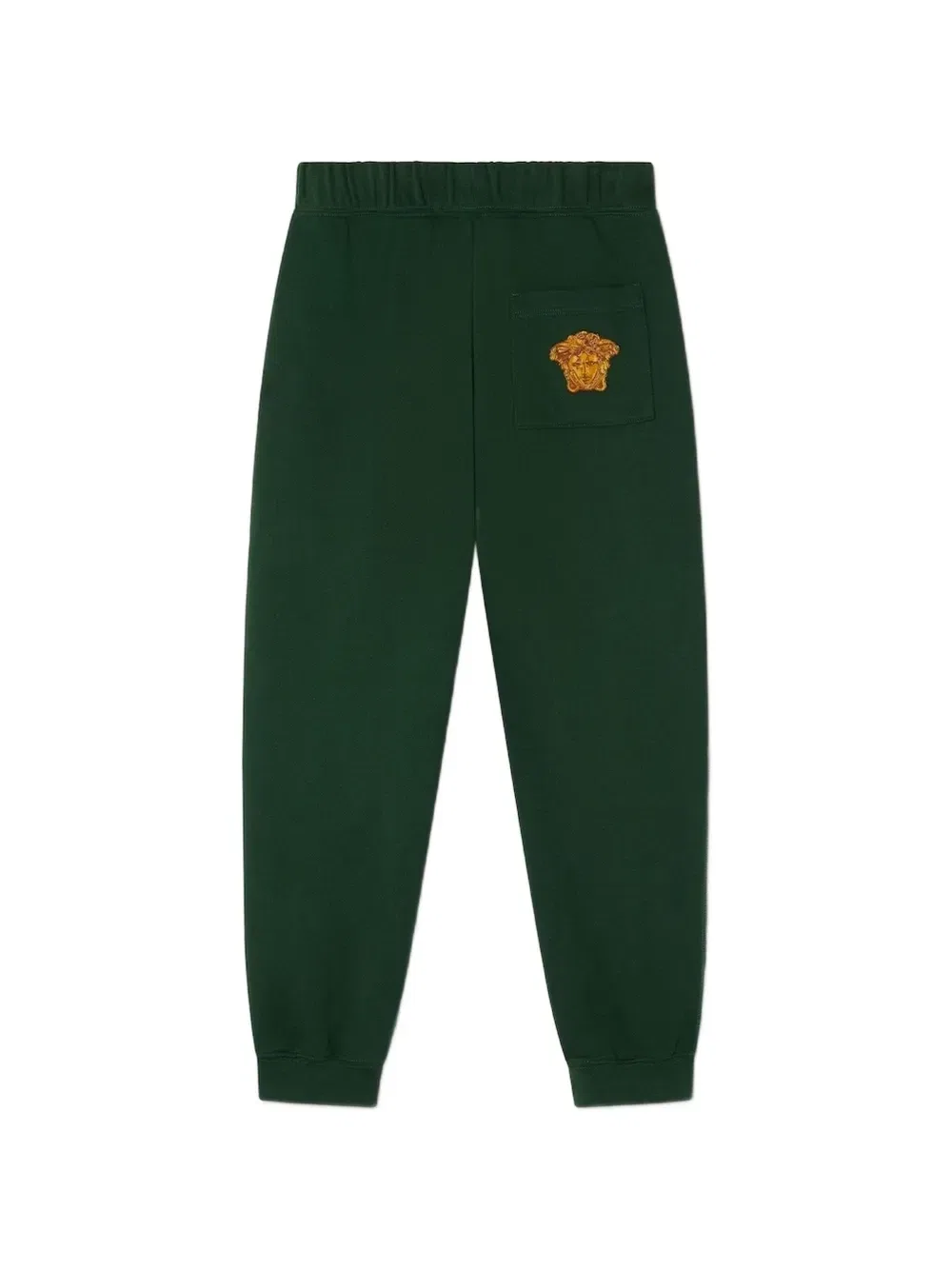 Спортивные брюки с карманом и декором medusa Versace Kids, зеленый — фото 2