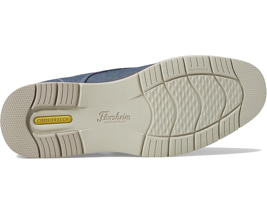 Мужские оксфорды Florsheim Vibe Canvas Plain Toe, Blue — фото 3