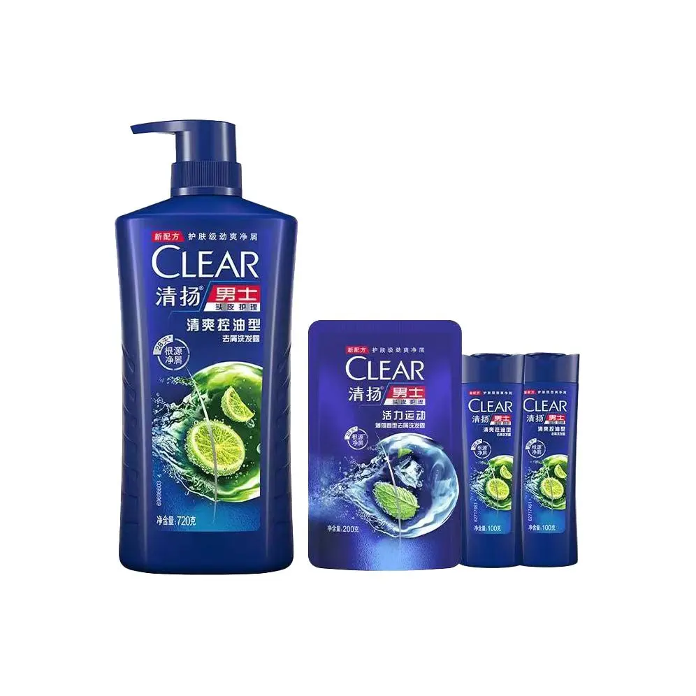 

Шампунь от перхоти 500г//500мл*3/650г/720г/900г/1200г CLEAR