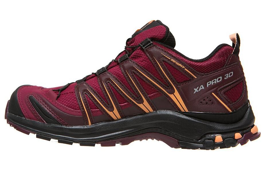 

Кроссовки XA Pro 3D V9 для походов, унисекс, низкие, бордовые Salomon