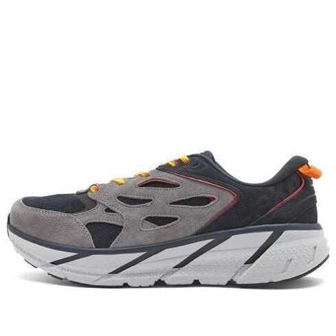 

Кроссовки clifton l suede 'black lunar rock' Hoka One One, черный