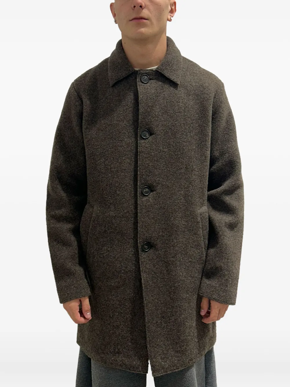 

Шерстяное пальто на пуговицах Rayne 1896, коричневый